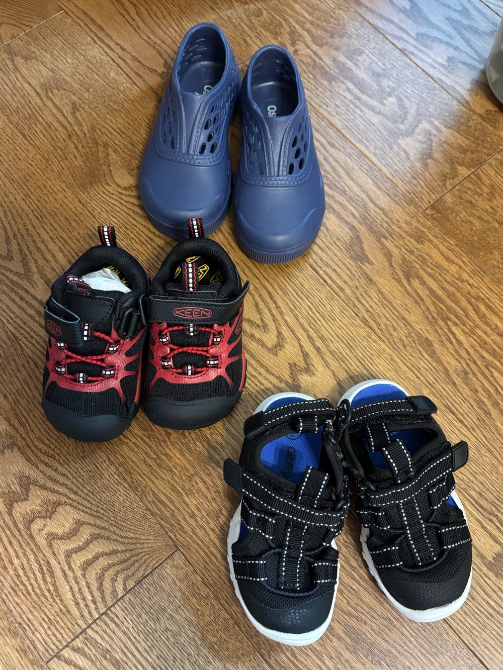 Baby Toddler boy shoe bundle keen cat & Jack sandals sneakers shoes